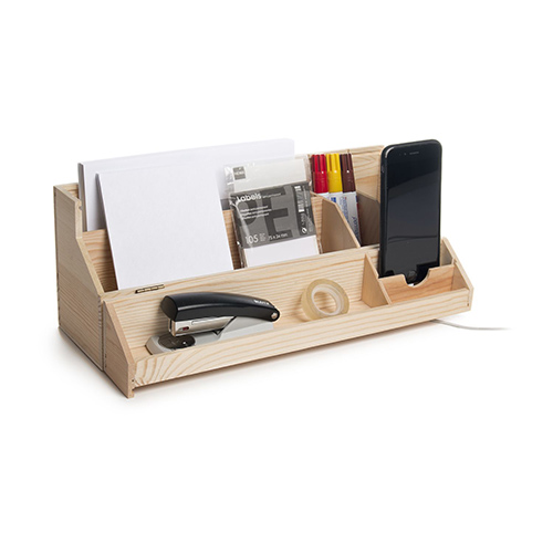 Action Office Werbepack Neuheiten Originelle Weinverpackung inkl. Schreibtisch-Organizer